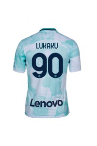 Inter Milan Romelu Lukaku #90 Voetbaltruitje Uit tenue 2022-23 Korte Mouw